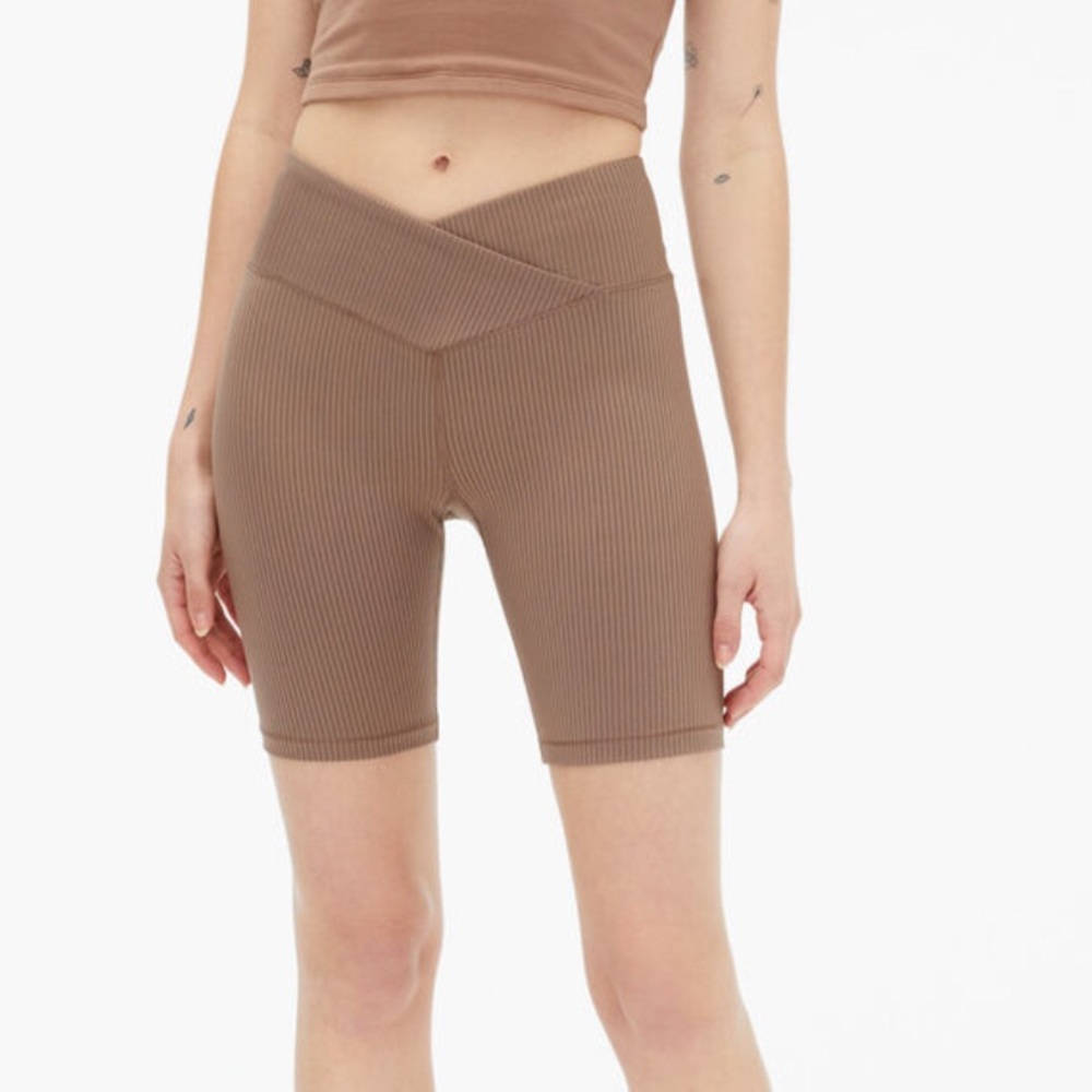Aeropostale Brown Ribbed Spandex